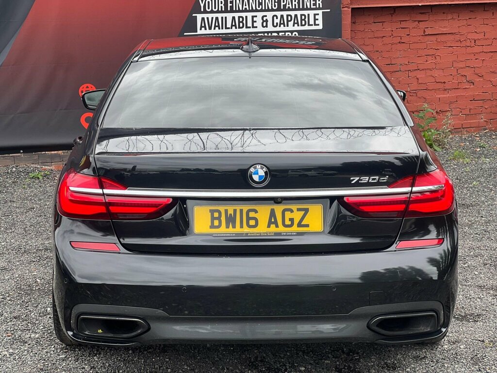 BMW 7 Series 3.0 730D M Sport Euro 6 Ss Black #6
