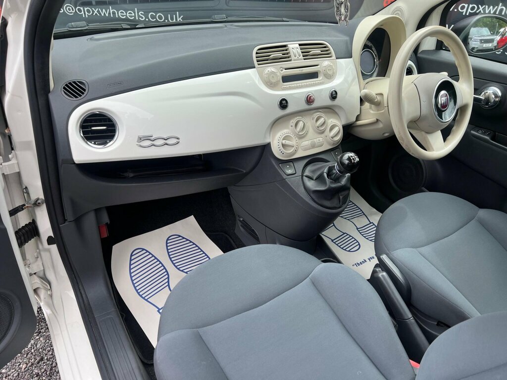 Fiat 500 Pop White #8