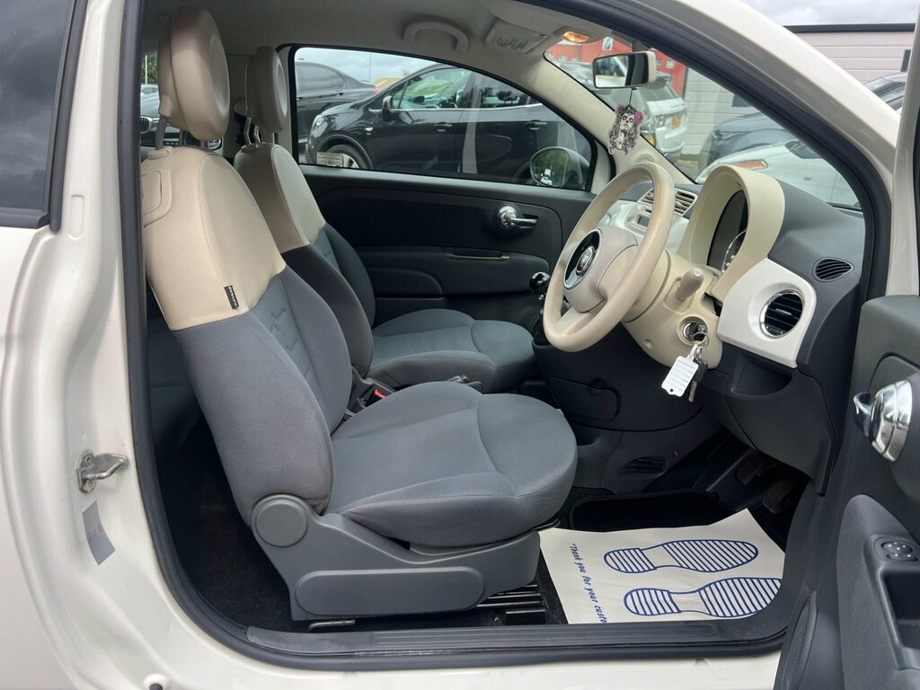 Fiat 500 Pop White #9