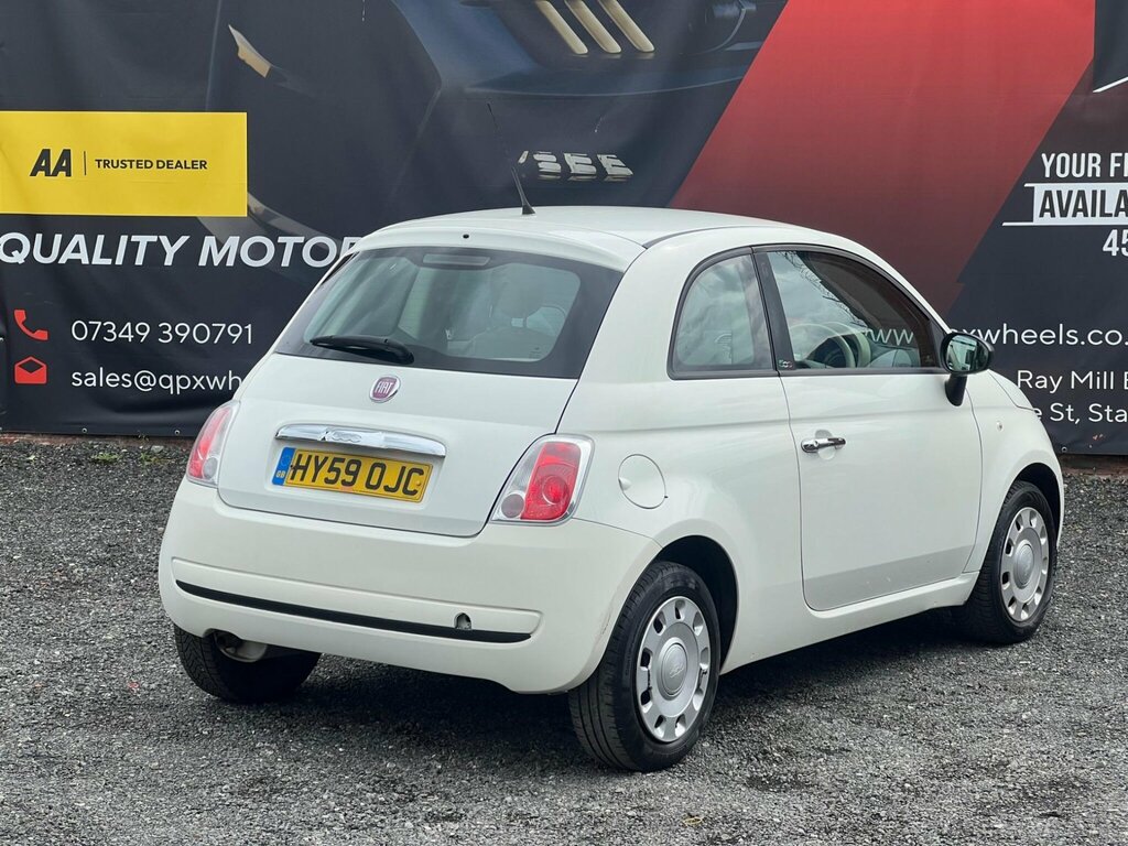 Fiat 500 Pop White #7