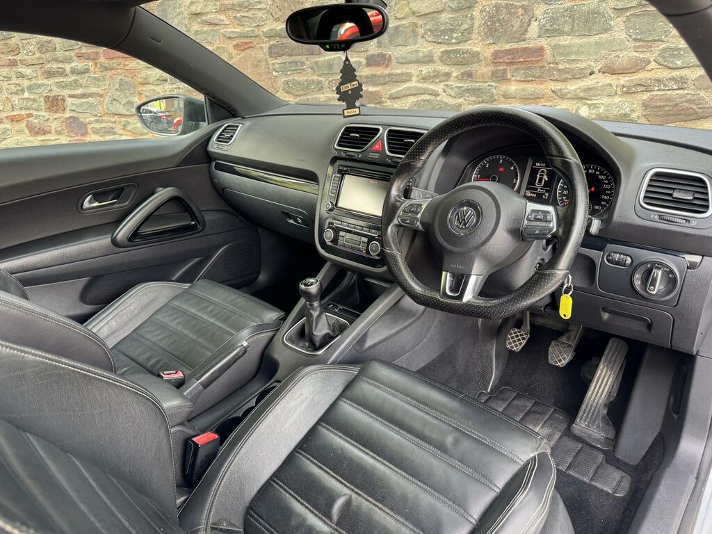 Volkswagen Scirocco Gt White #13