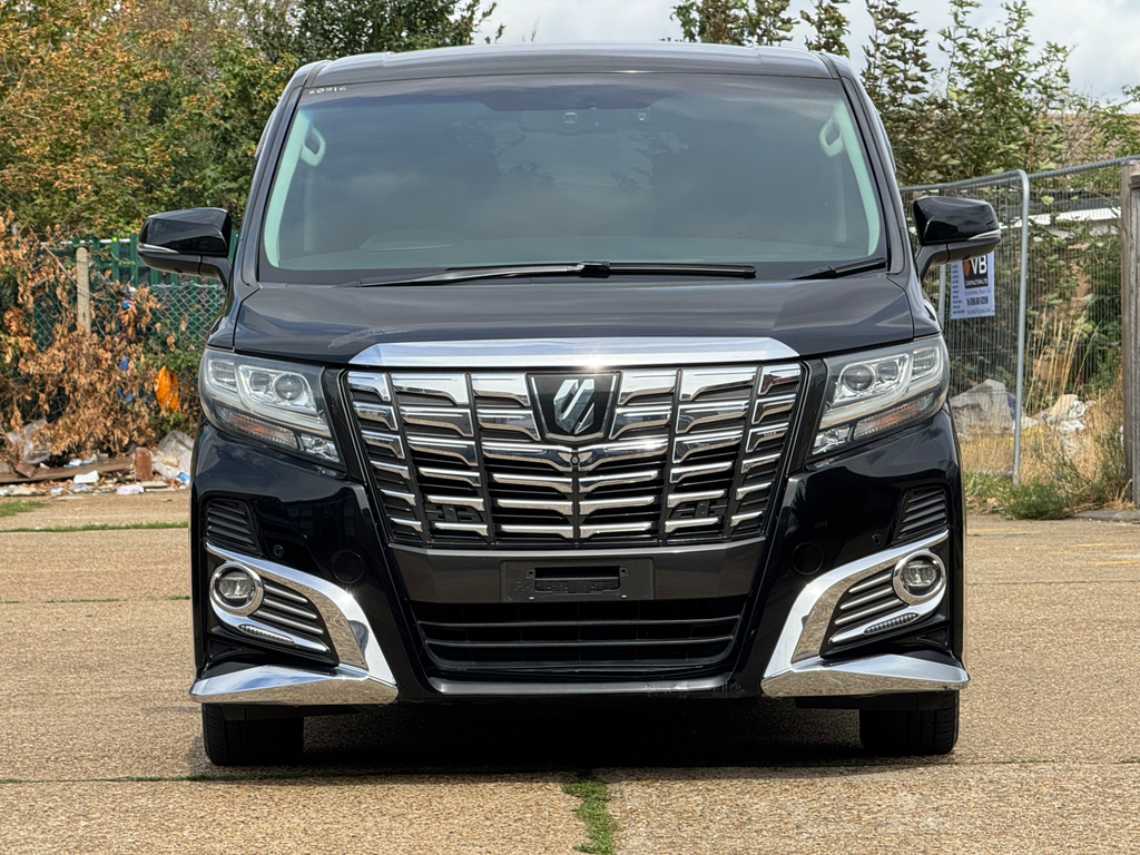Toyota Alphard Mpv Black #2