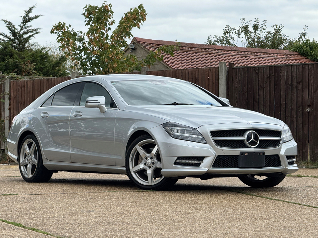 Mercedes-Benz CLS Cls350 Blue Efficiency Amg Line 3.5L Silver