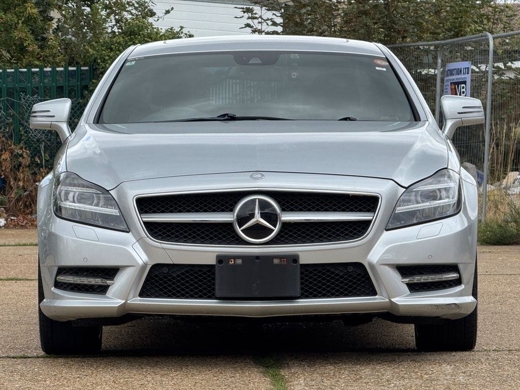 Mercedes-Benz CLS Cls350 Blue Efficiency Amg Line 3.5L Silver #2