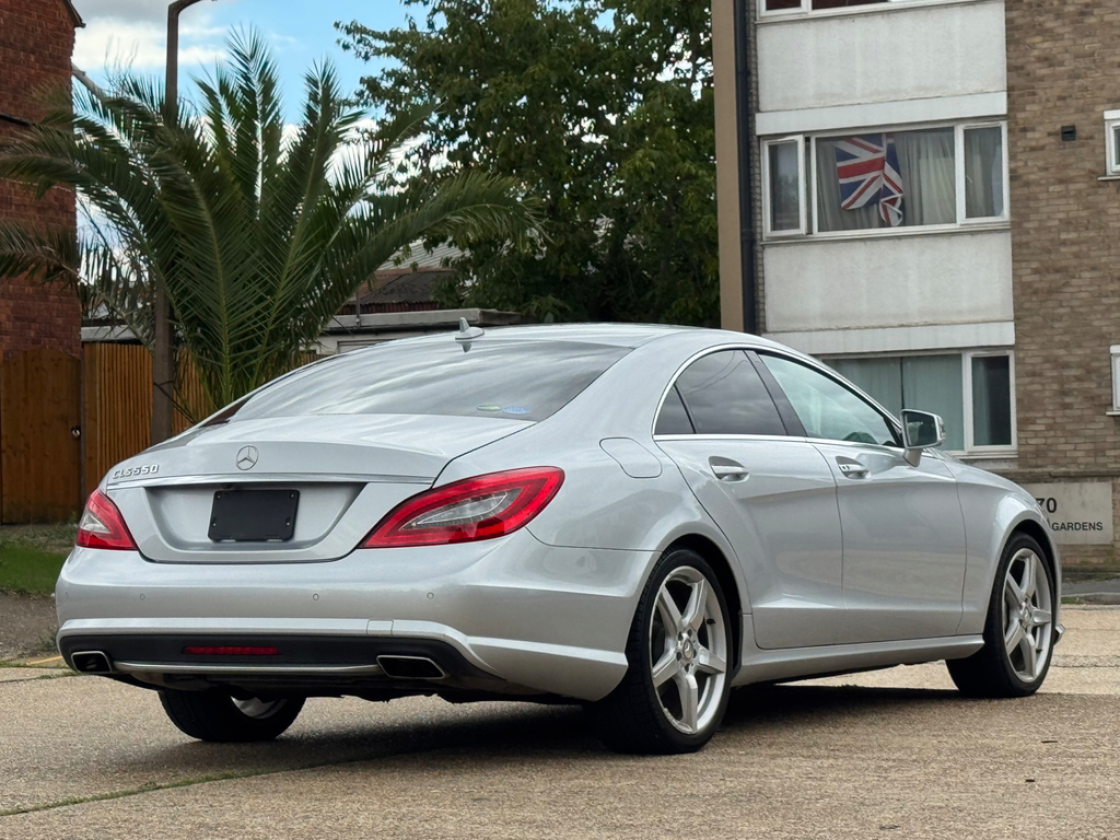 Mercedes-Benz CLS Cls350 Blue Efficiency Amg Line 3.5L Silver #4
