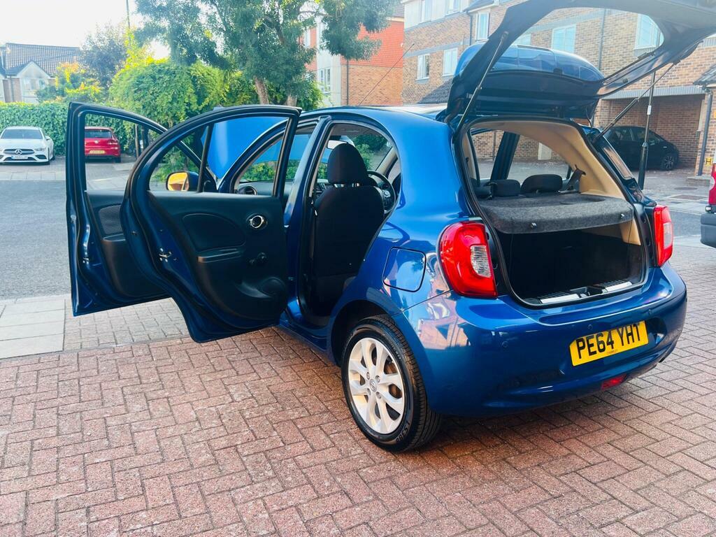 Nissan Micra 1.2 Acenta Cvt Euro 5 Blue #4