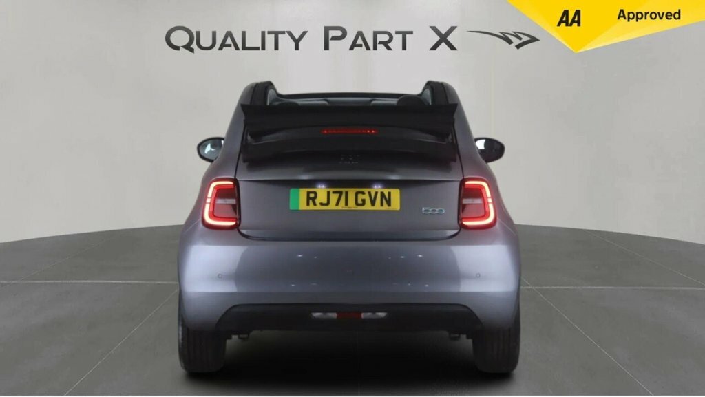 Fiat 500E C Convertible Grey #6