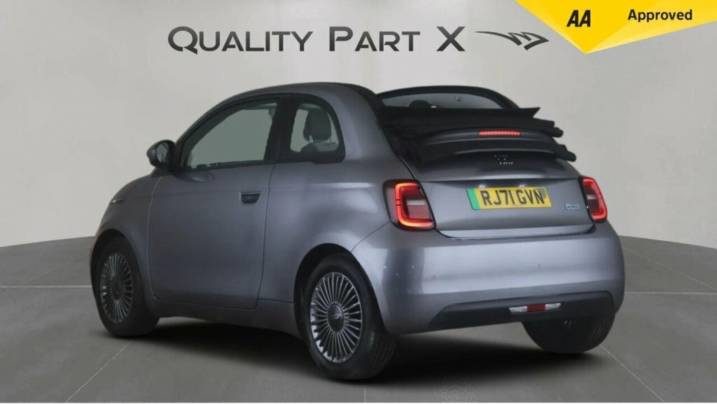 Fiat 500E C Convertible Grey #5