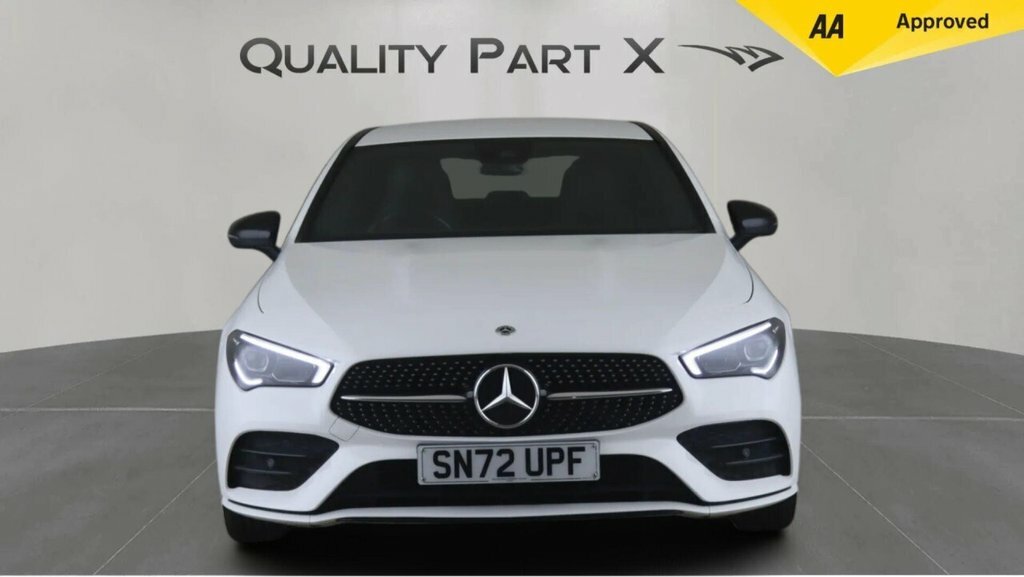Mercedes-Benz CLA Class Saloon SN72UPF White #2