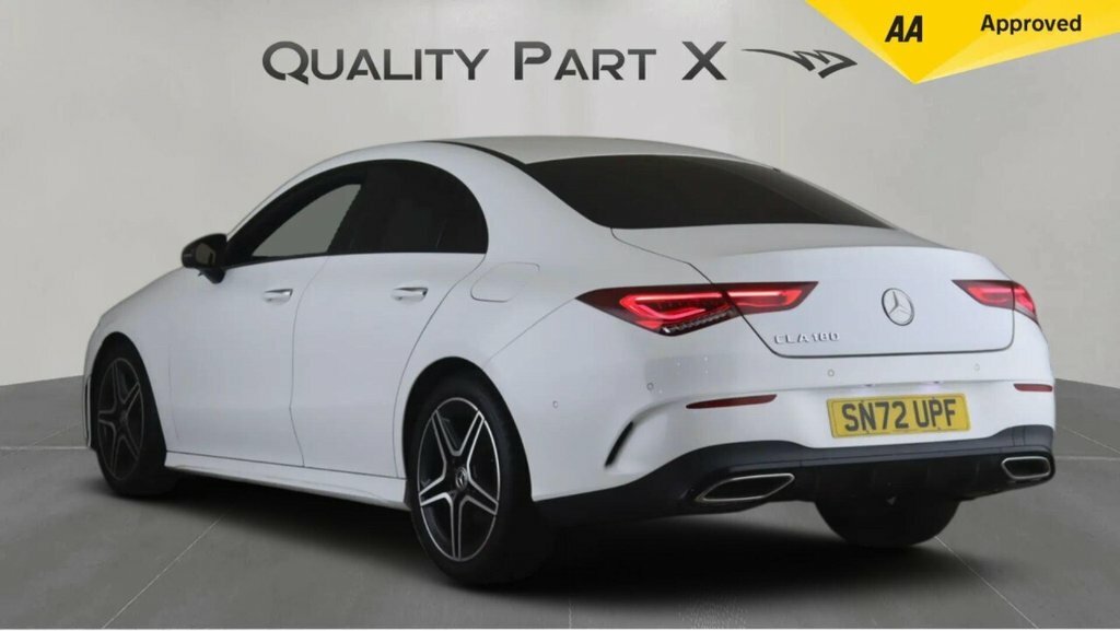 Mercedes-Benz CLA Class Saloon SN72UPF White #5