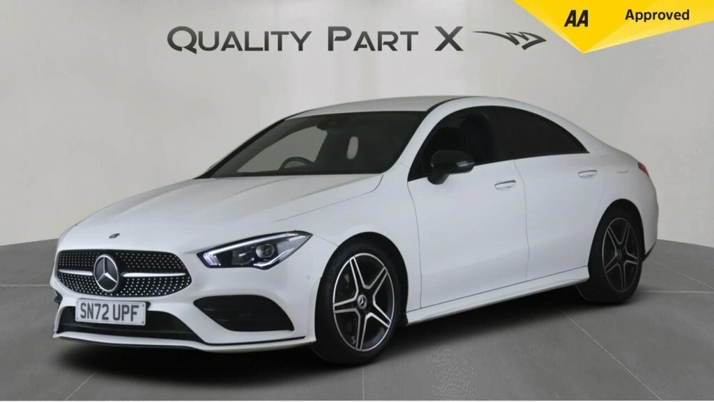 Mercedes-Benz CLA Class Saloon SN72UPF White #3