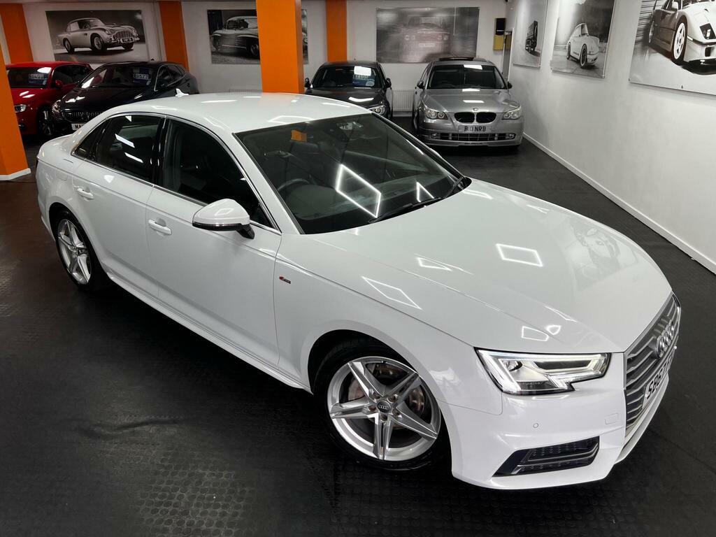 Audi A4 2.0 Tdi Ultra S Line S Tronic Euro 6 S S White
