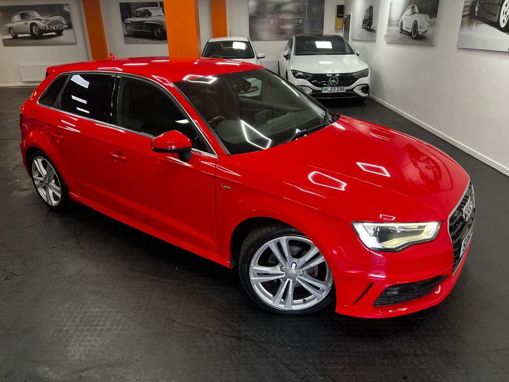 Audi A3 2.0 Tdi S Line Sportback Euro 5 S S Red