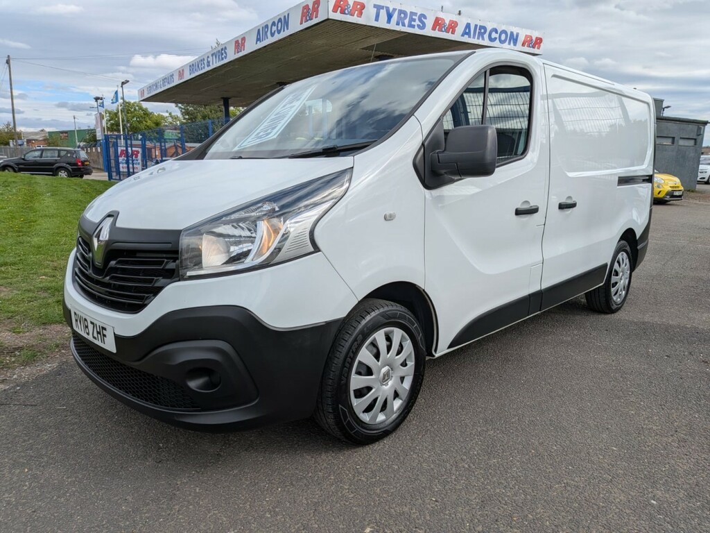 Renault Trafic Panel Van 1.6 Sl29 Dci 95 Business Euro 6 2018 White #2