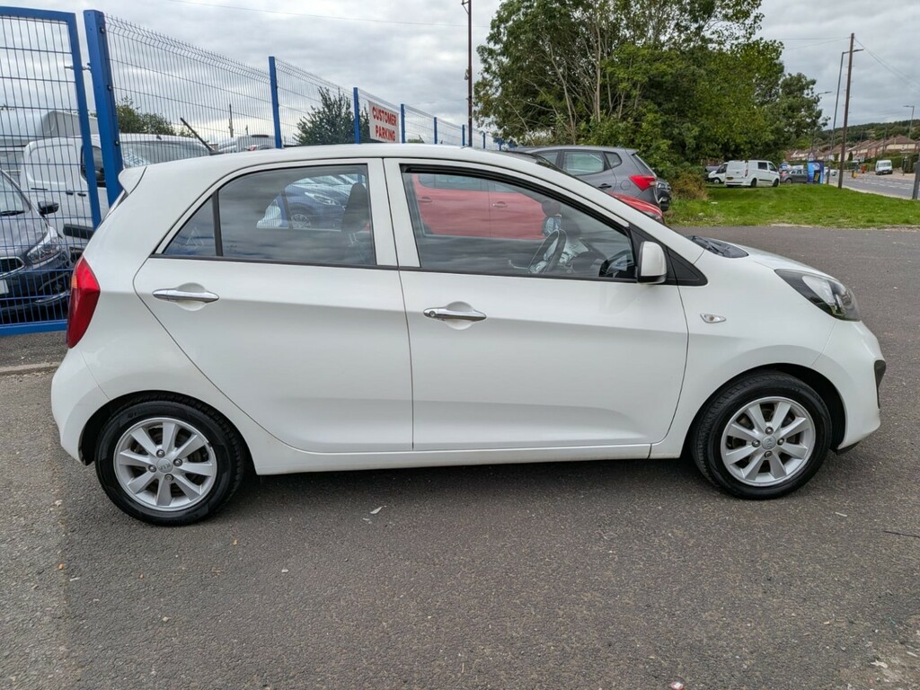 Kia Picanto Hatchback 1.0 Vr7 2014 White #5