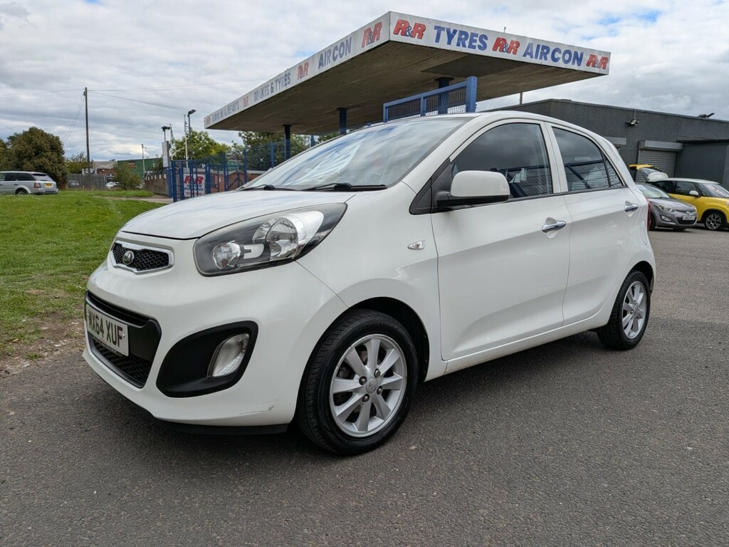 Kia Picanto Hatchback 1.0 Vr7 2014 White #2