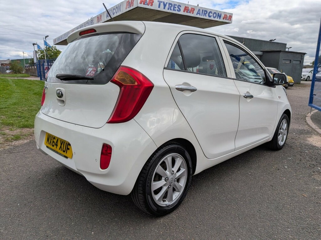 Kia Picanto Hatchback 1.0 Vr7 2014 White #4
