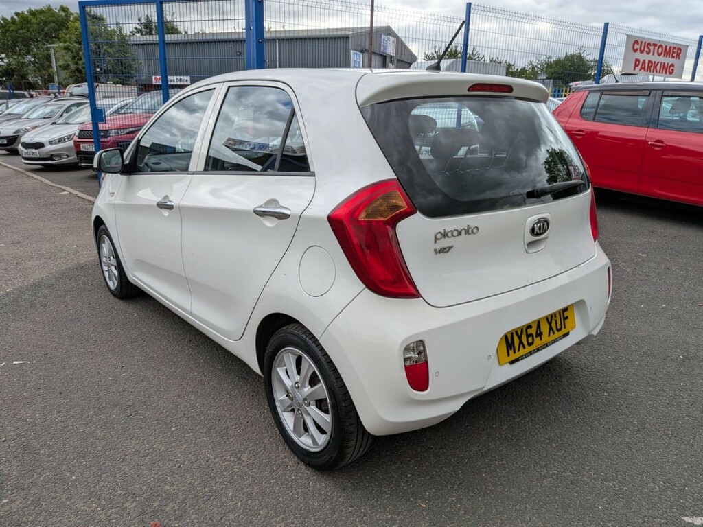 Kia Picanto Hatchback 1.0 Vr7 2014 White #3