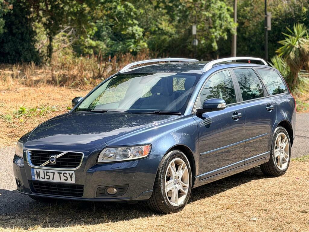 Volvo V50 2.4 Se Lux Geartronic Euro 4 Blue #4
