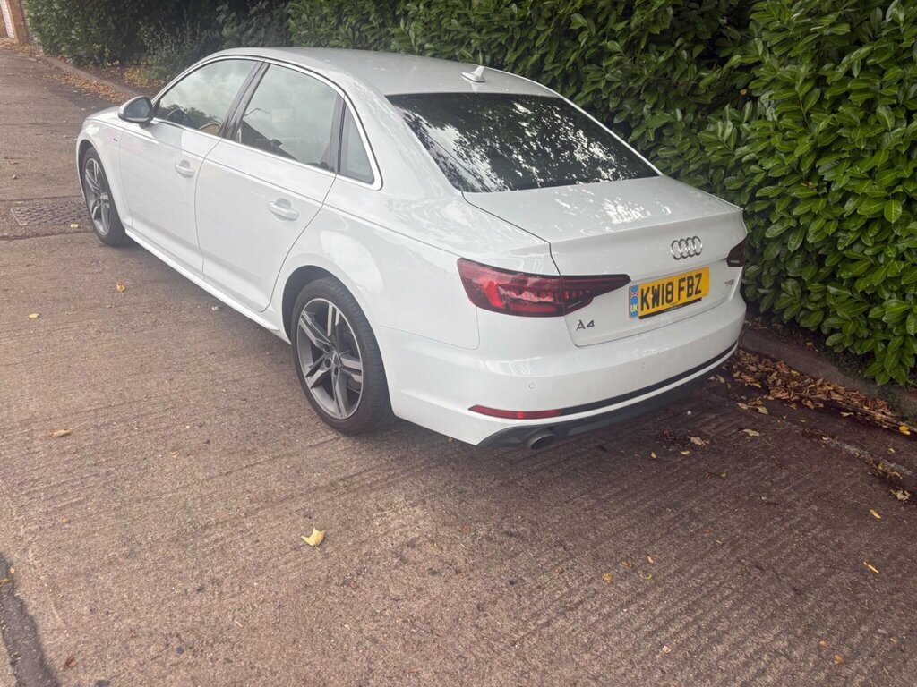 Audi A4 2.0 Tfsi S Line S Tronic Euro 6 Ss White #5