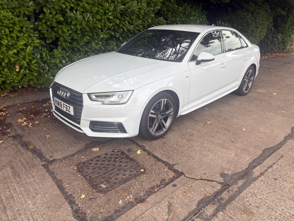 Audi A4 2.0 Tfsi S Line S Tronic Euro 6 Ss White