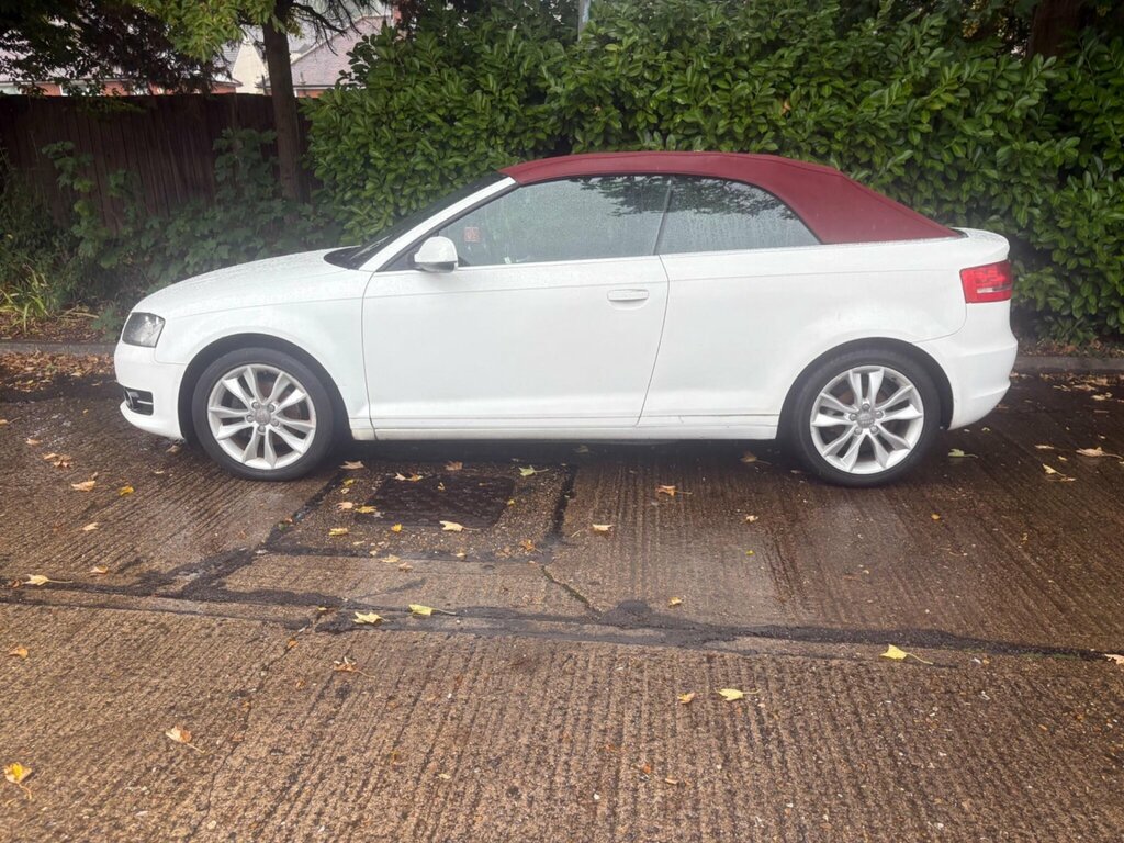 Audi A3 Cabriolet Cabriolet 1.6 Tdi Technik Convertible M White #22
