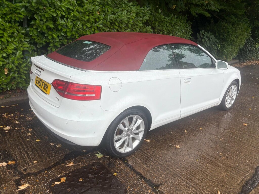 Audi A3 Cabriolet Cabriolet 1.6 Tdi Technik Convertible M White #41