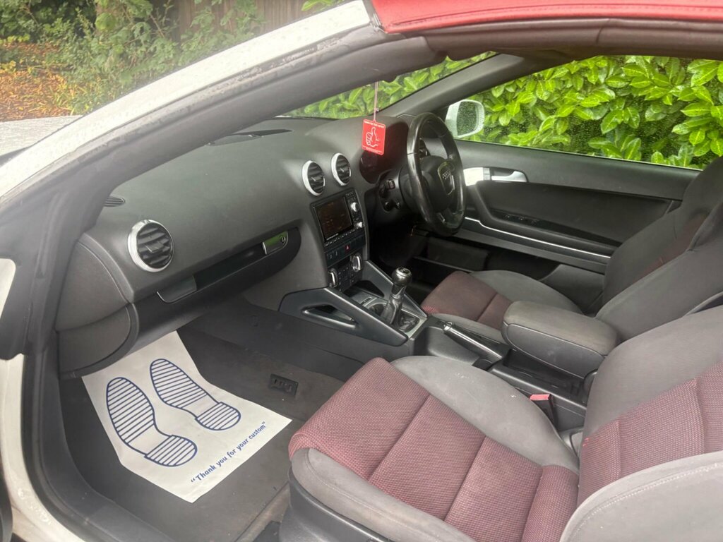 Audi A3 Cabriolet Cabriolet 1.6 Tdi Technik Convertible M White #19