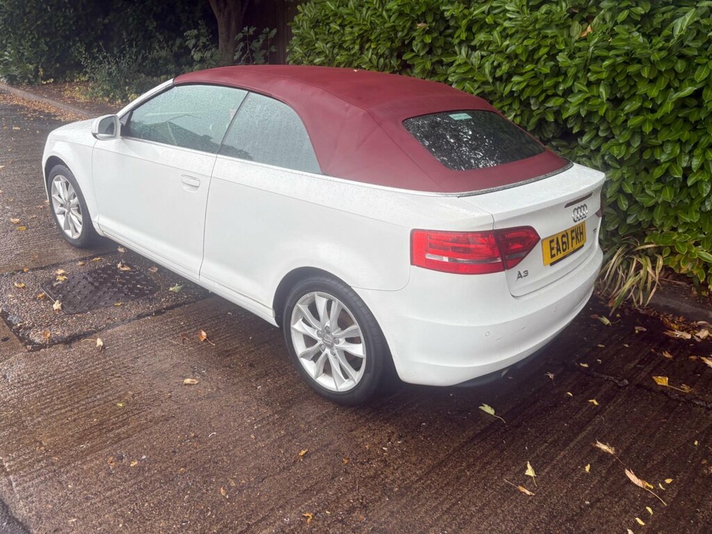 Audi A3 Cabriolet Cabriolet 1.6 Tdi Technik Convertible M White #36