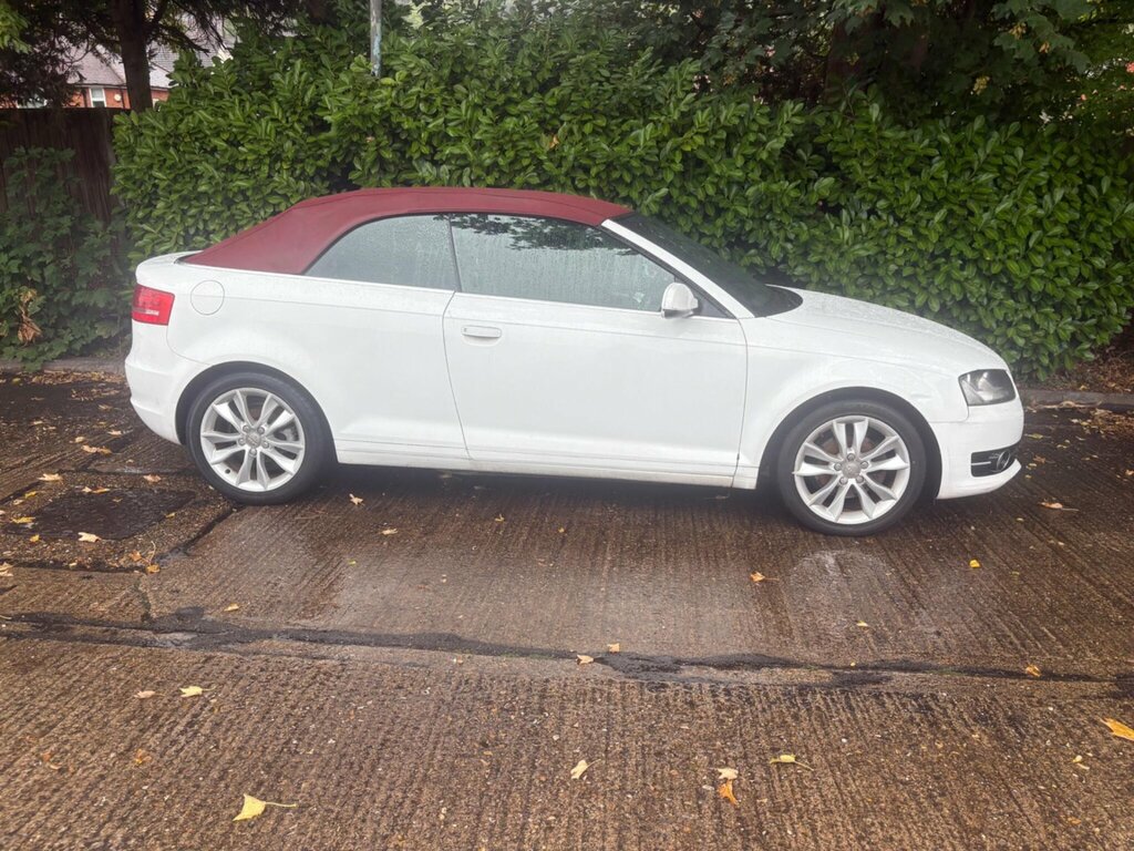 Audi A3 Cabriolet Cabriolet 1.6 Tdi Technik Convertible M White #47
