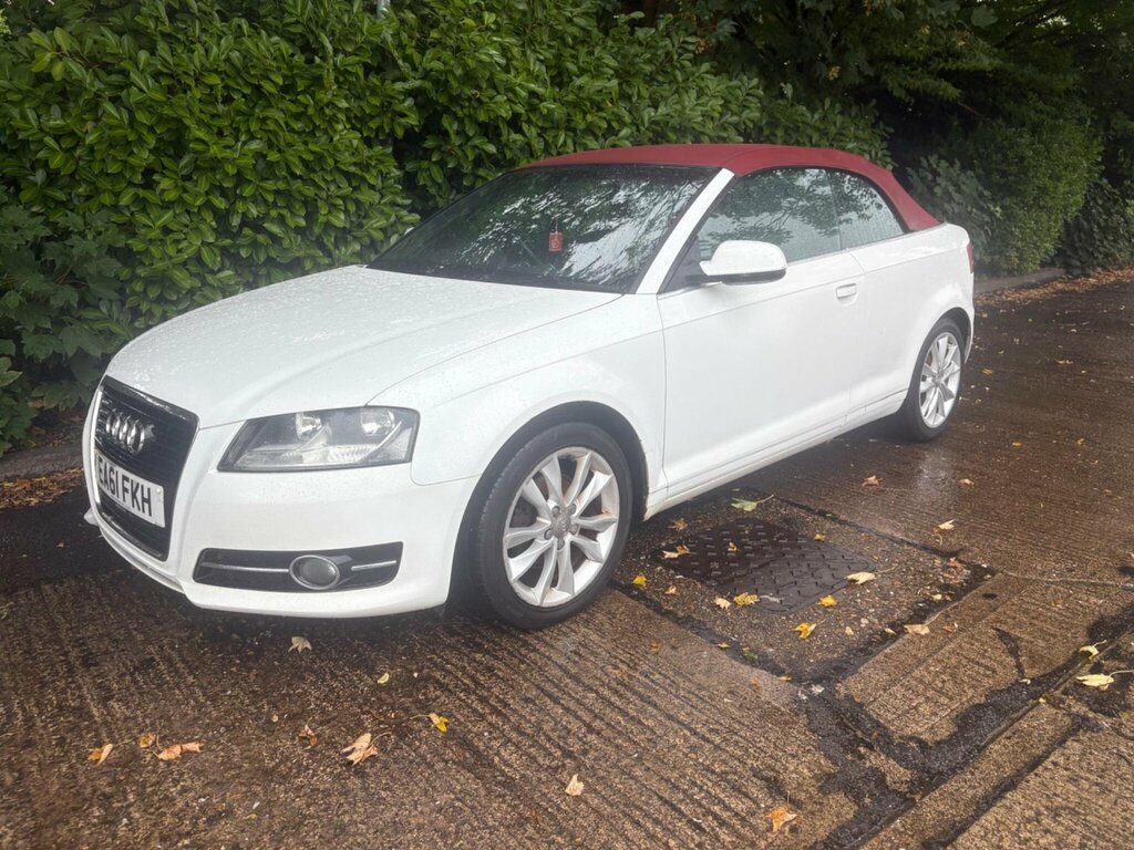 Audi A3 Cabriolet Cabriolet 1.6 Tdi Technik Convertible M White #24