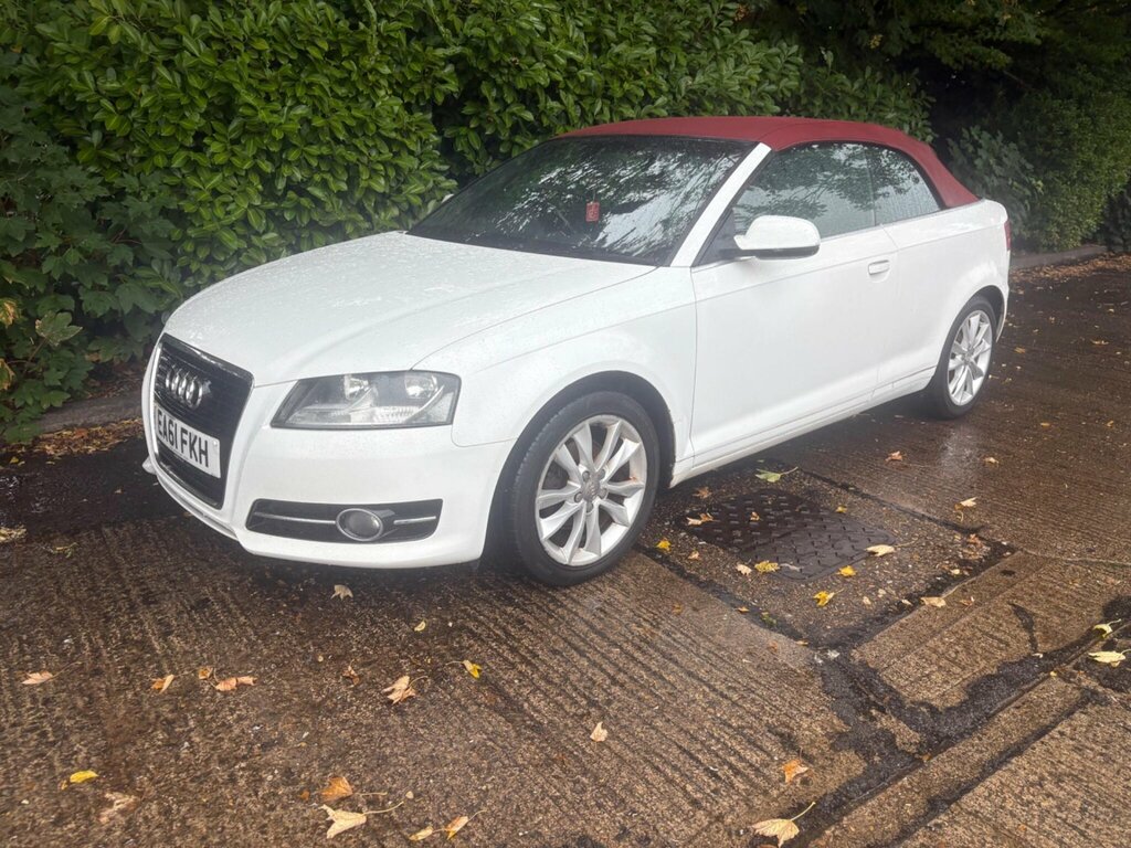 Audi A3 Cabriolet Cabriolet 1.6 Tdi Technik Convertible M White #31