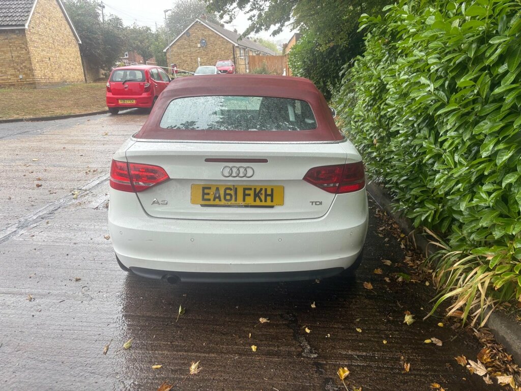 Audi A3 Cabriolet 2.0 Tdi Sport Euro 5 Ss White #4