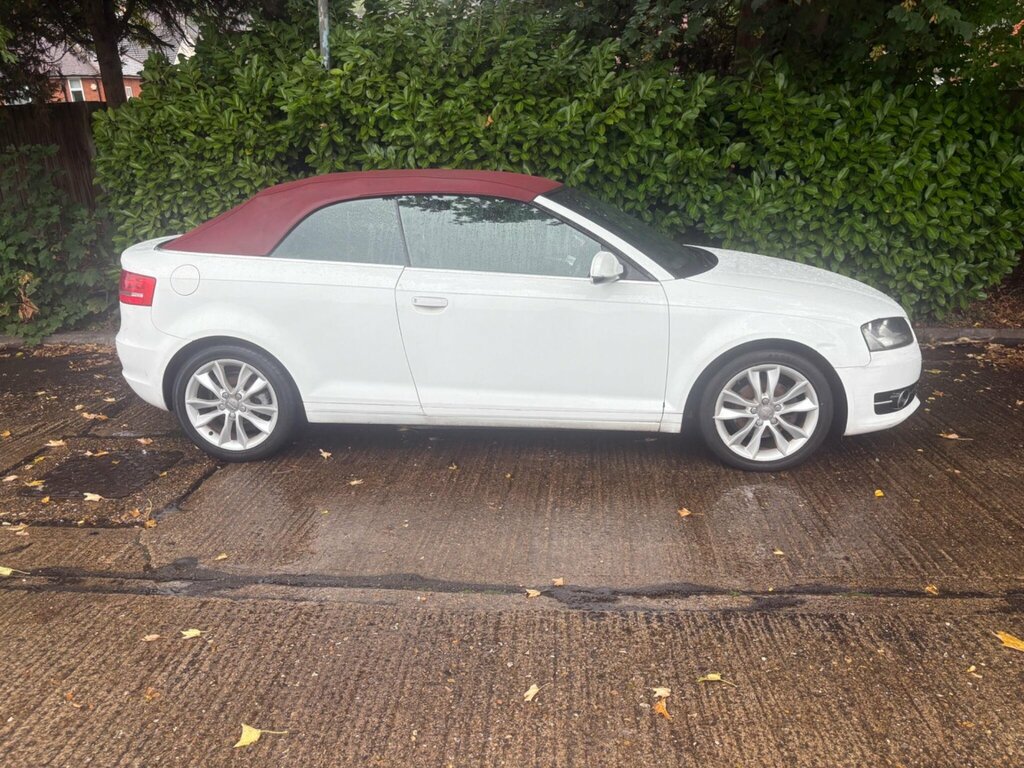 Audi A3 Cabriolet Cabriolet 1.6 Tdi Technik Convertible M White #10