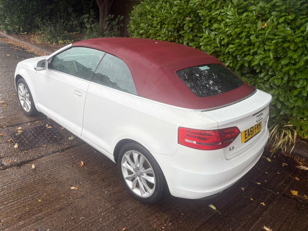 Audi A3 Cabriolet 2.0 Tdi Sport Euro 5 Ss White #6