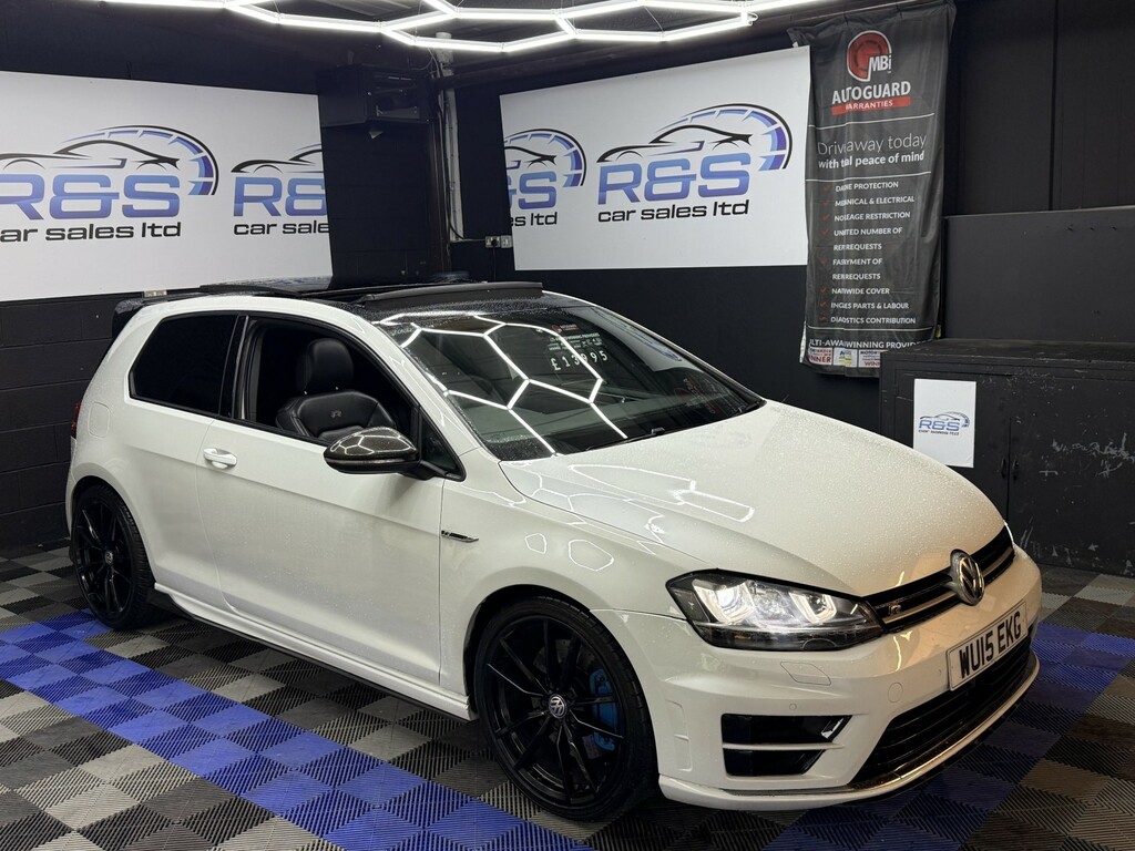 Volkswagen Golf 2.0 Tsi Bluemotion Tech R White #3