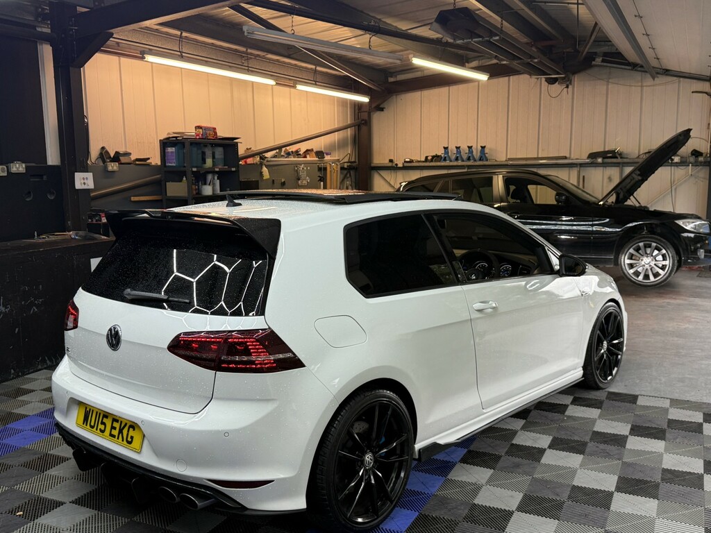 Volkswagen Golf 2.0 Tsi Bluemotion Tech R White #5