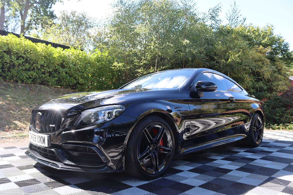 Mercedes-Benz C Class Coupe Silver #30