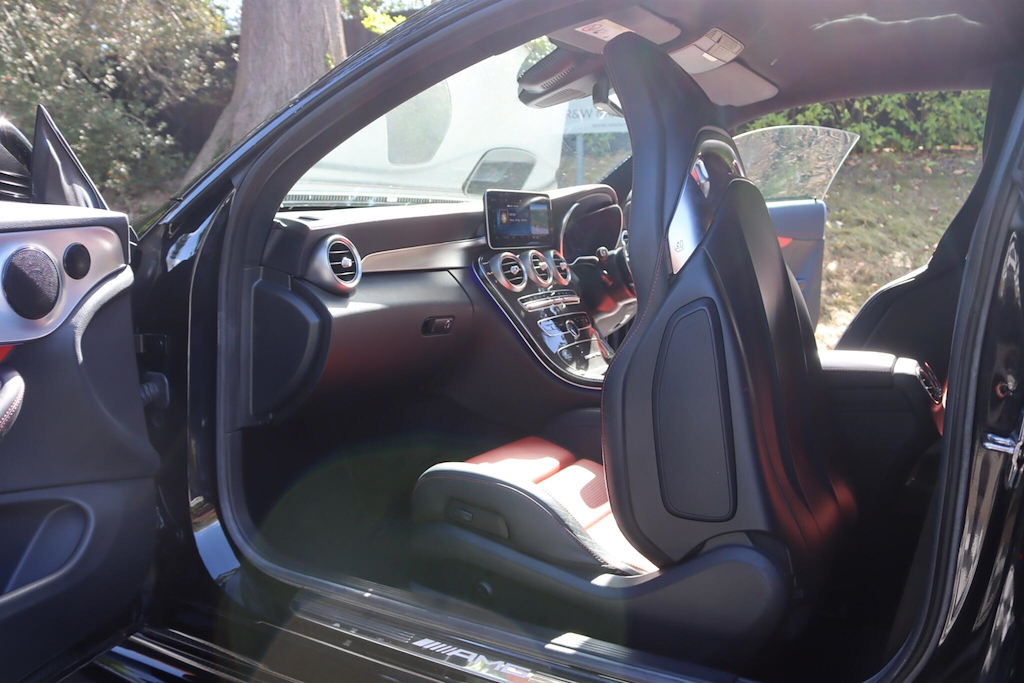 Mercedes-Benz C Class Coupe Silver #44