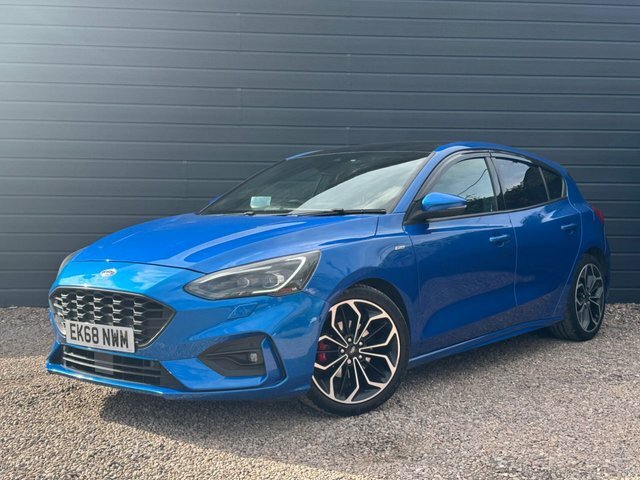 Ford Focus 2018 1.5 Ecoblue St-line X Hatchback Ma EK68NWM Blue #3