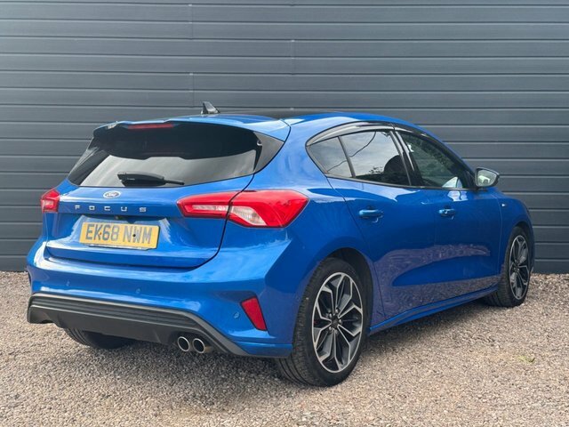 Ford Focus 2018 1.5 Ecoblue St-line X Hatchback Ma EK68NWM Blue #4