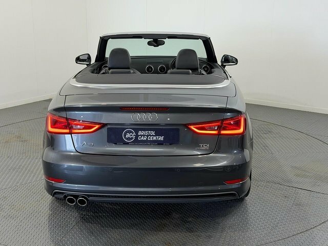 Audi A3 Cabriolet 2015 2.0 Tdi S Line Convertible S Troni Grey #6