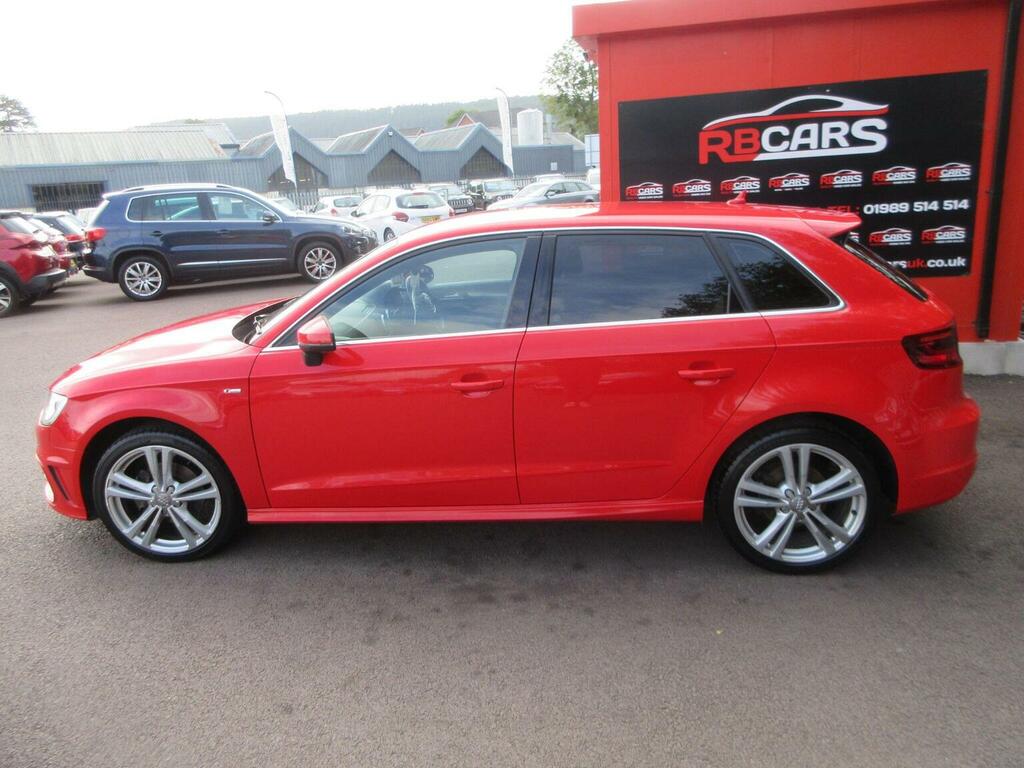 Audi A3 Hatchback 2.0 Tdi S Line Sportback Euro 5 Ss WR14UFZ Red #5