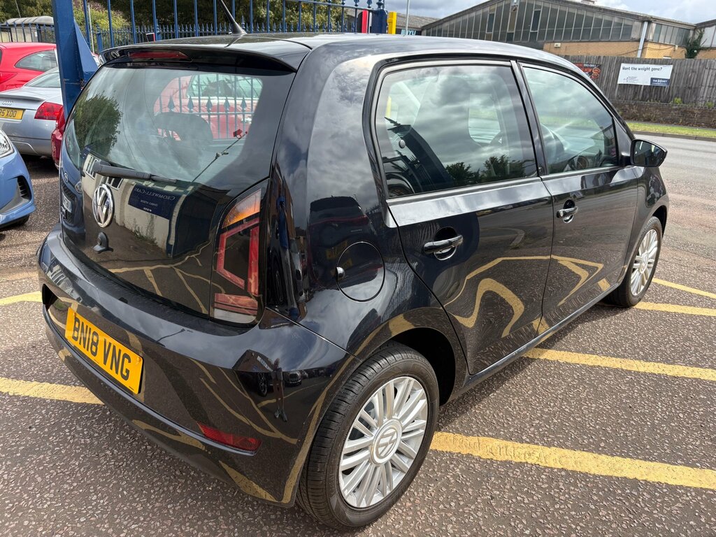 Volkswagen Up 1.0 Move Up Hatchback One Owner BN18VNG Black #3