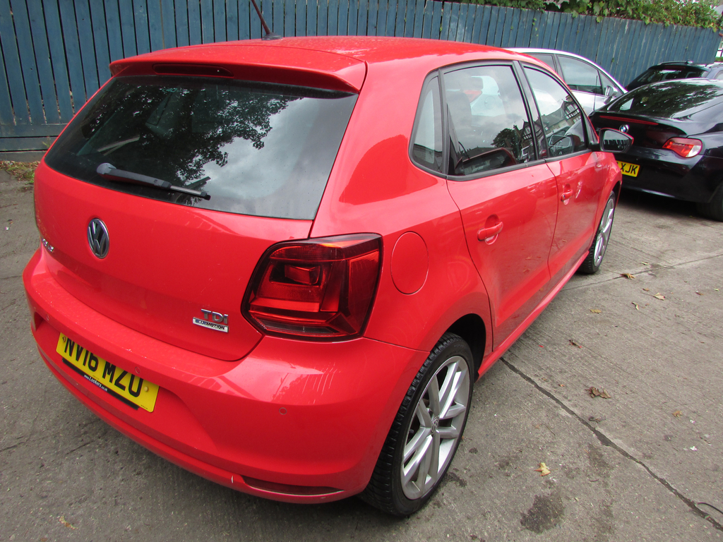 Volkswagen Polo Sel Tdi Bluemotion Used Red #5