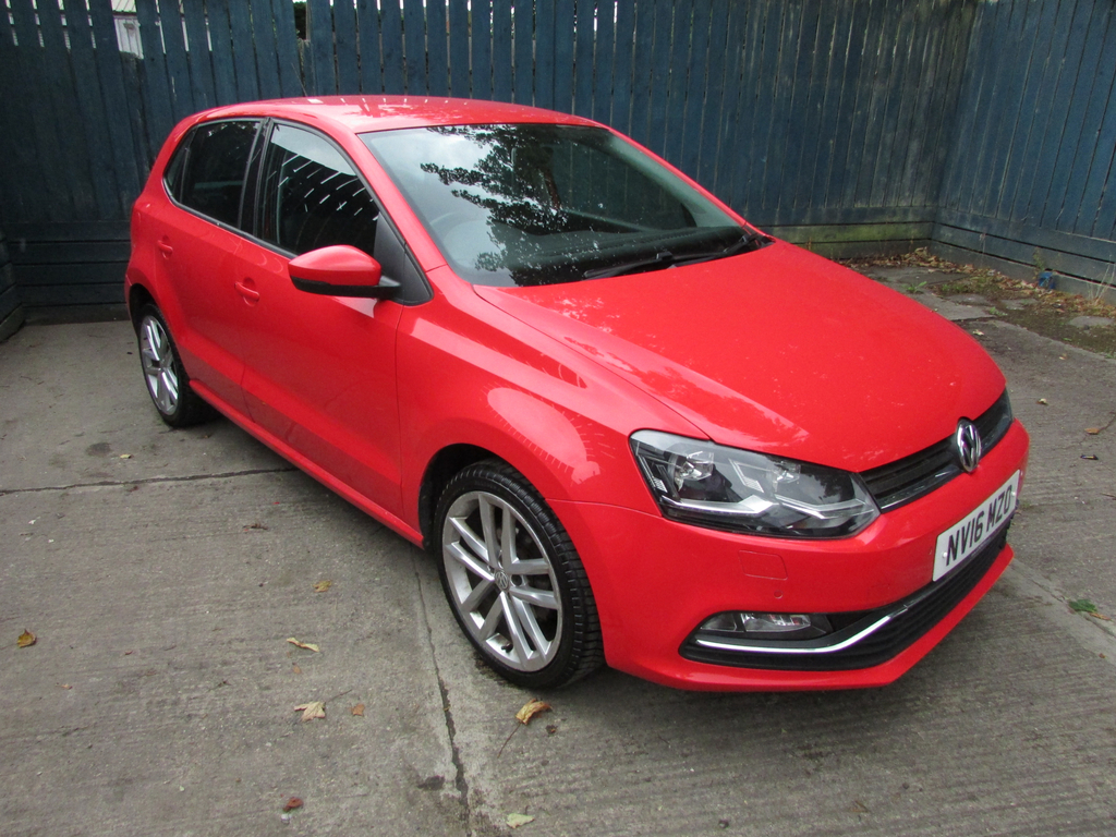 Volkswagen Polo Sel Tdi Bluemotion Used Red