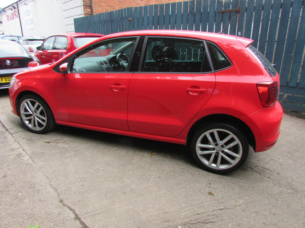 Volkswagen Polo Sel Tdi Bluemotion Used Red #4
