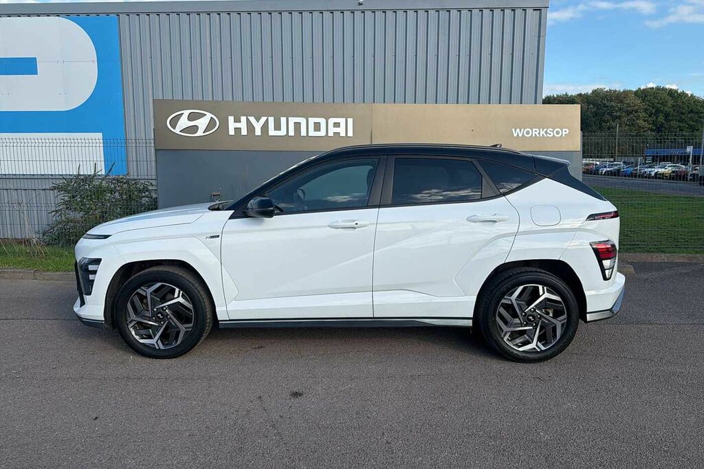 Hyundai Kona 1.6 Gdi Hybrid N Line Dct White #4