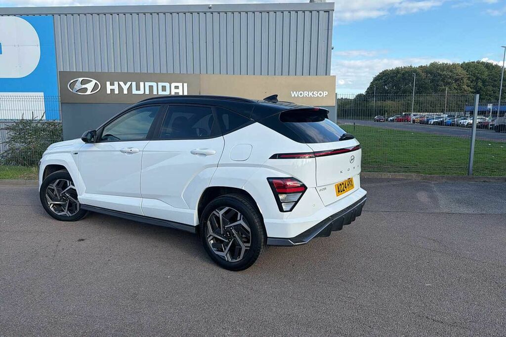 Hyundai Kona 1.6 Gdi Hybrid N Line Dct White #3