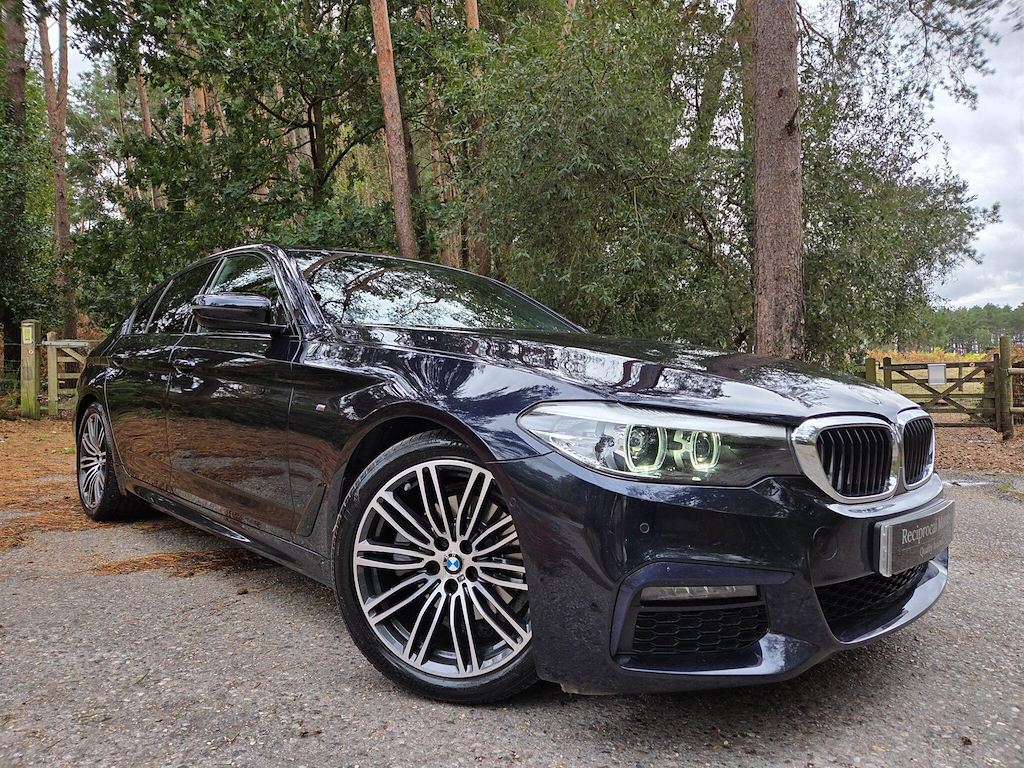 BMW 5 Series 520D M Sport Mhev Black